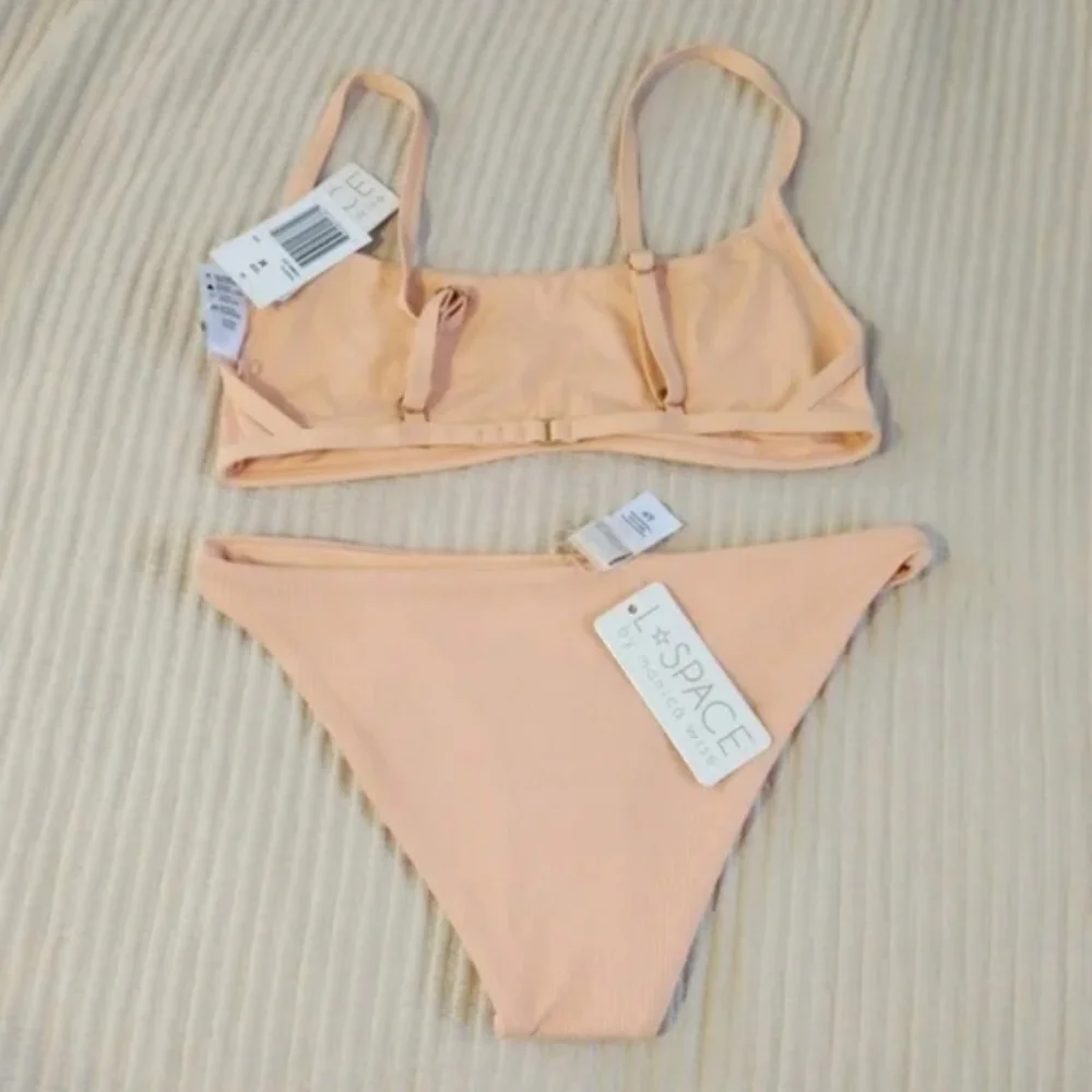 L*Space Gemma Ribbed Bikini Top Camacho Bottoms